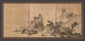 Landscape Of The Four Seasons — Unkoku Togan