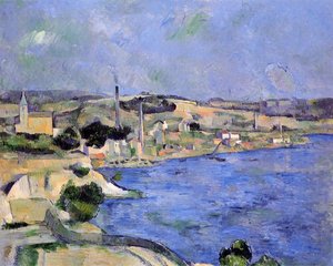 Saint-henri And The Bay Of L'estaque — Paul Cézanne
