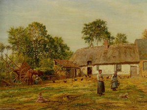 The Farmyard — Marie Francois Firmin-girard