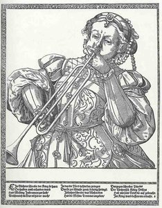 The Musicians, The Clarinet Player — Tobias Stimmer