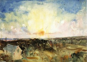Sunset Spendor — Charles Webster Hawthorne