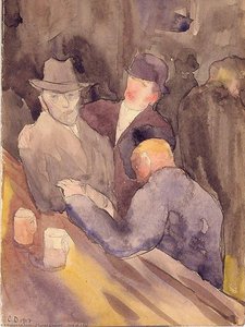 Men At A Bar — Charles Demuth