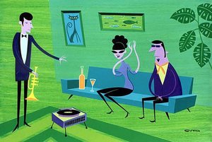 The Calm Before The Trumpet Solo — Josh Agle (shag)