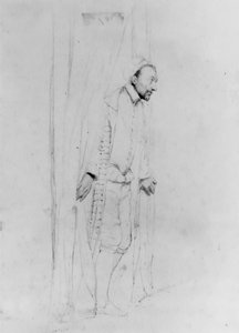 Pencil Study Iii — Hippolyte-paul Delaroche