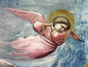 Scenes From The Life Of Christ: 20. Lamentation (detail) (13) — Giotto Di Bondone, Early Renaissance