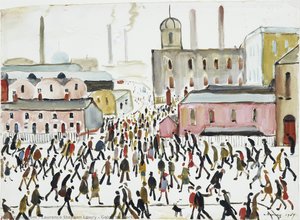 Going To Work — Laurence Stephen Lowry