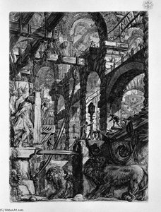 The Lion Bas-reliefs — Giovanni Battista Piranesi
