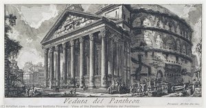 View Of The Pantheon (veduta Del Pantheon) — Giovanni Battista Piranesi