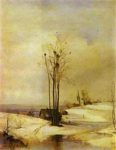 Early Spring. Thaw — Alexei Kondratyevich Savrasov