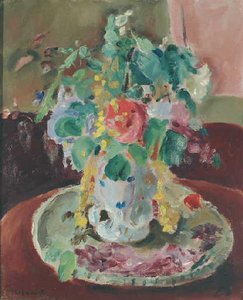 Bouquet De Fleurs Dans Un Vase — Thibaudet Louis