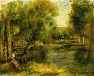Banks Of A River 2 — Pierre-auguste Renoir