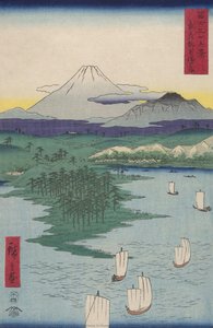 Noge And Yokohama In Musashi Province (musashi, Noge, Yokohama) — Utagawa Hiroshige