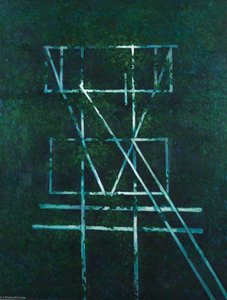 Dark Leaves And Grid — Alan Jefferson