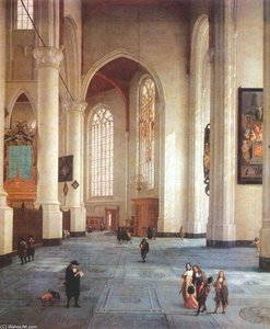 Interior Of The St Laurenskerk In Rotterdam — Anthonie De Lorme