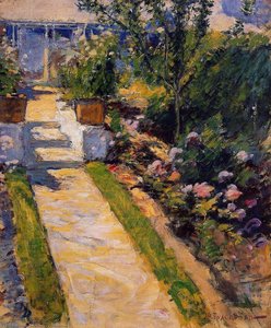 In The Garden — John Henry Twachtman, Impressionism