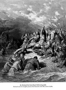 Richard I The Lionheart Delivering Jaffa — Paul Gustave Doré