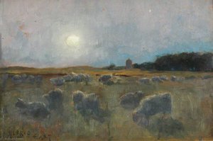 Moonrise — Alfred East