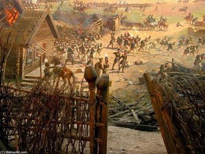 Fragment Of Panorama Of Moscow Battle