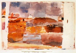 At The Gates Of Kairouan — Paul Klee, Expressionism