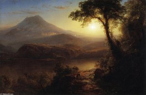 Tropical Scenery (also Known As South American Landscape) — Frederic Edwin Church, Hudson River School