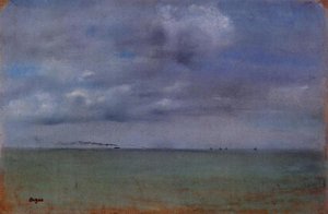 Seascape — Edgar Degas, Impressionism