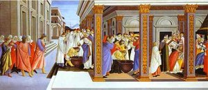 Baptism Of St. Zenobius And His Appointment As Bishop — Sandro Botticelli