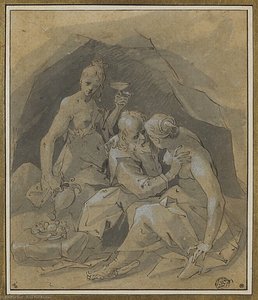 Loth And His Doughters — Hans Von Aachen
