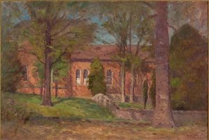 God's Acre On The Campus — Theodore Clement Steele