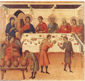Wedding At Cana — Duccio Di Buoninsegna