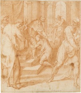St. Francis Giving Up His Wordly Attire — Pomarancio