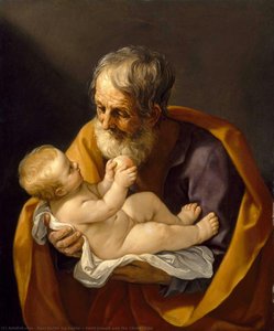 Saint Joseph And The Christ Child — Reni Guido (le Guide)