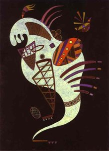 White Figure — Wassily Wassilyevich Kandinsky, Geometric Abstract Art