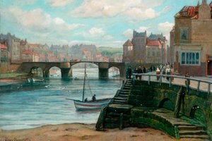 Whitby With Its Original Town Bridge — Elias Bancroft