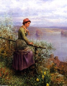 Contemplation — Daniel Ridgway Knight