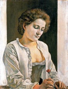 Woman With A Carnation — Ferdinand Hodler