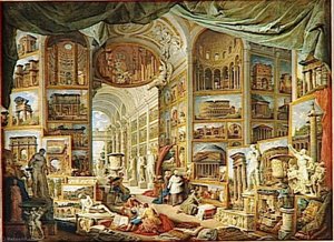 Galerie De Vues De La Rome Antique — Giovanni Paolo Panini