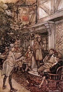 Rip Van Winkle 19 — Arthur Rackham, Pre-raphaelite