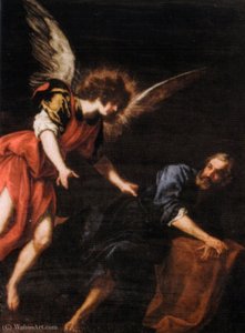 Apparition Of Saint Peter — Jacopo Vignali