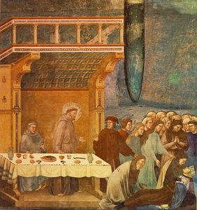 Legend Of St Francis - [16] - Death Of The Knight Of Celano — Giotto Di Bondone, Proto Renaissance