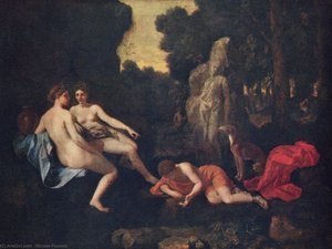 Narcissus And Echo — Nicolas Poussin, Classicism