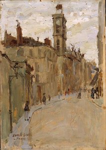 Street In The Latin Quarter — Frank Edwin Scott