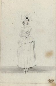 Sketch Of An Elegant Lady — Paul Sandby