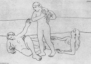 Three Bathers 1 — Pablo Picasso