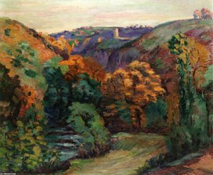 The Ruins Of The Chateau At Crozant — Ferdinand Guillaumin
