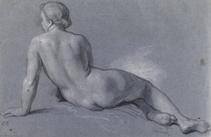 Naked Yoman Seen from the Back