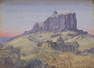 'pawangahr. Champaneer. India. Jan. 1879' — Marianne North, Victorian Landscape