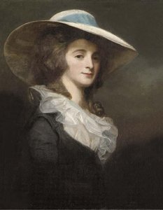 Portrait Of Lady Herries — George Romney