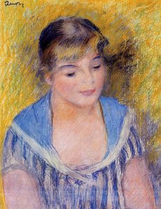 Bust Of A Woman — Pierre-auguste Renoir