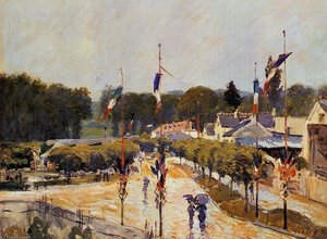 Fourteenth Of July At Marly-le-roi — Alfred Sisley