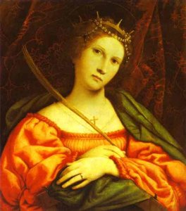 St. Catherine — Lorenzo Lotto, High Renaissance